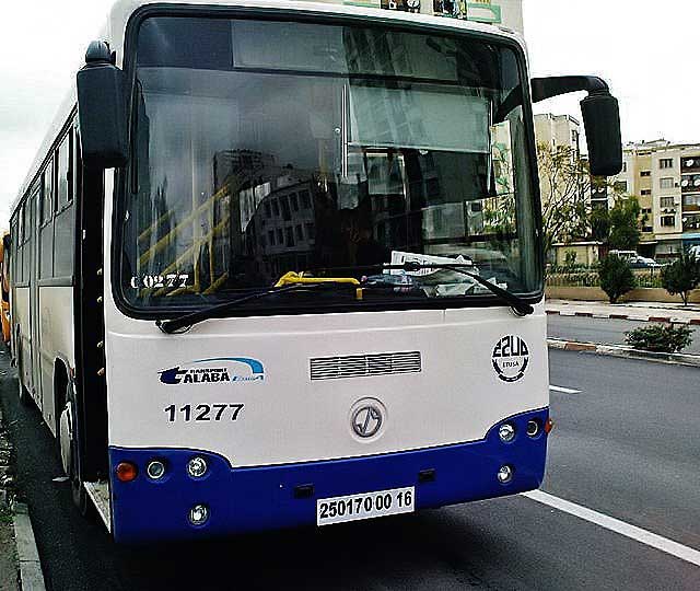 Bus fonctionnant au gaz naturel carburant