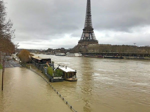 pic de la crue de la Seine