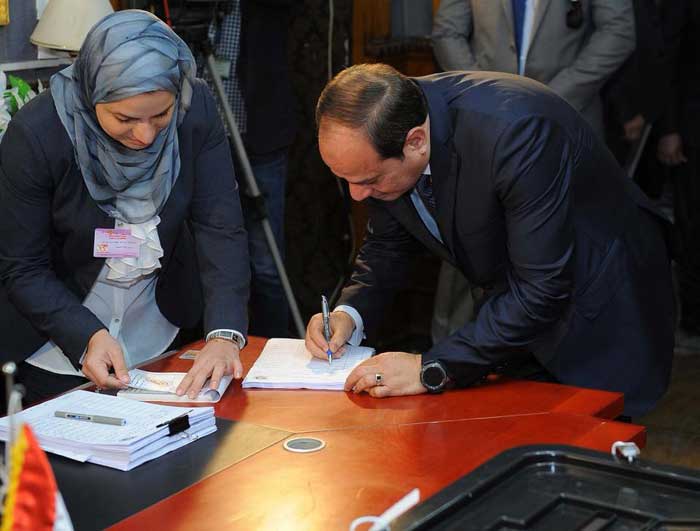Egyptiens ont commencé à voter