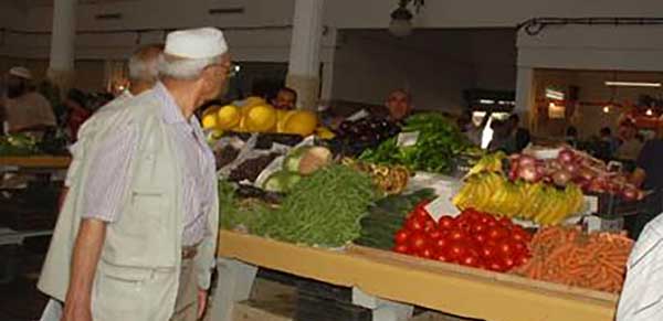marché de fruits et légumes