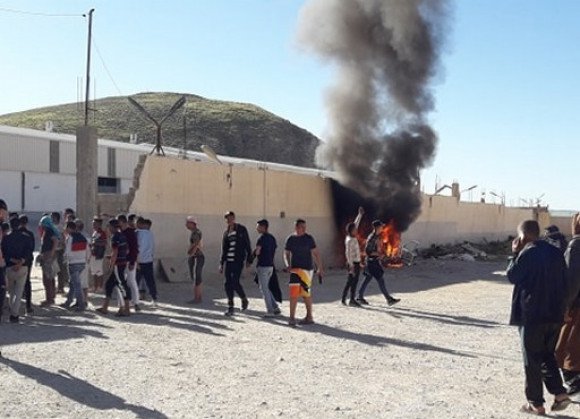 Usine Youkous incendiée