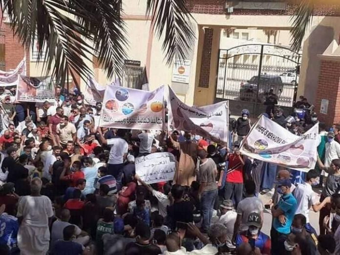ouargla Ouargla : imposante manifestation pour réclamer l'amélioration du cadre de vie