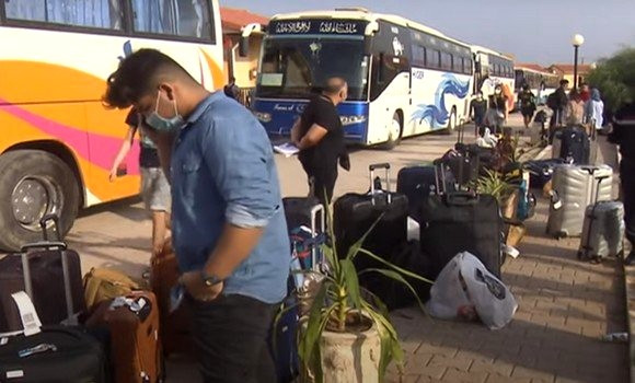 Fin de confinement pour 236 algériens rapatriés de Russie