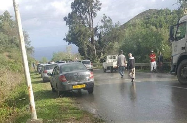 Béjaïa: La RN 24 fermée à Saket