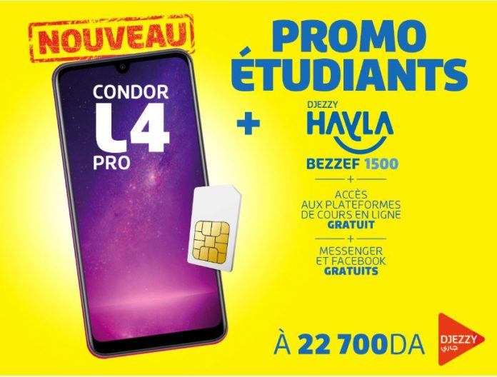 Capture2FR Djezzy lance de nouveaux packs pour collégiens, lycéens et étudiants