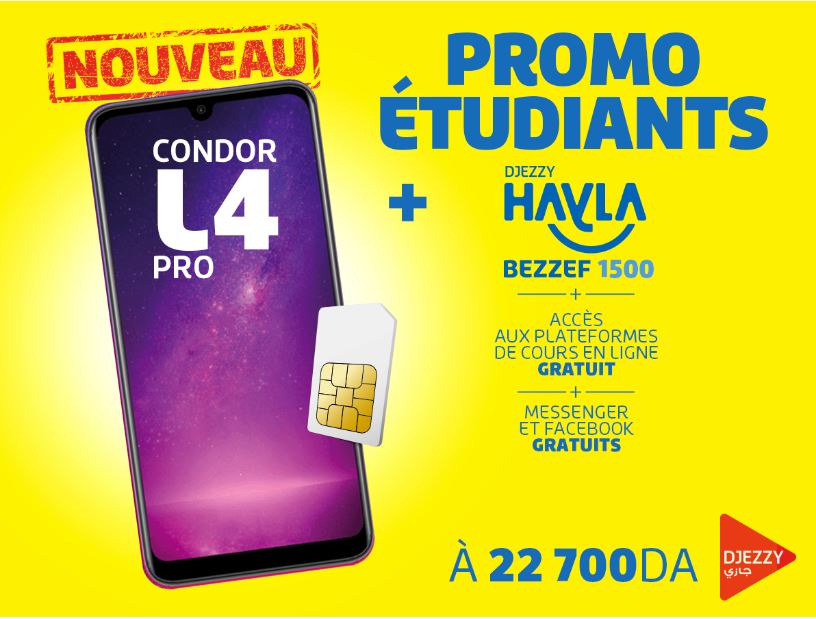 Djezzy lance de nouveaux packs pour collégiens, lycéens et étudiants