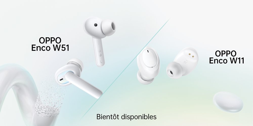 OPPO lance les oreillettes Bluetooth Enco W11 & Enco W51 en Algérie