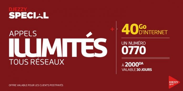 Djezzy SPECIAL revient avec un volume internet généreux !