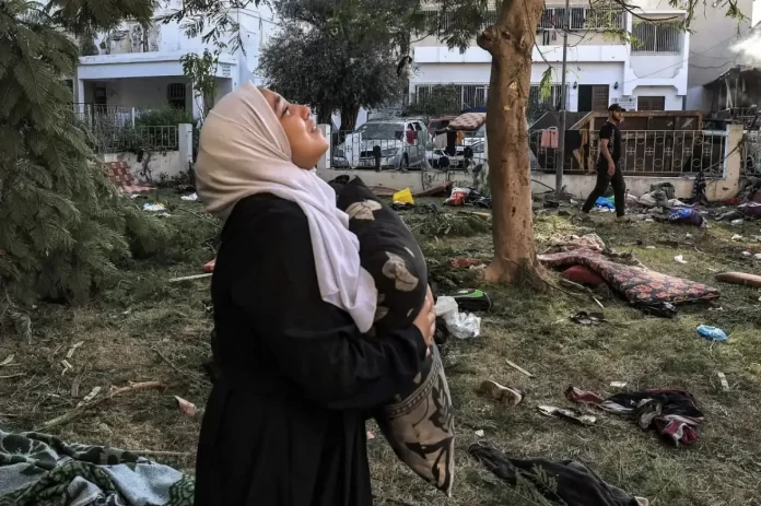 Ghaza crime Ghaza à feu et à sang, l'entité sioniste poursuit ses crimes de nettoyage ethnique