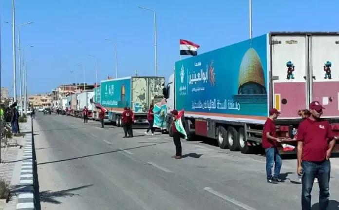 L'aide devrait entrer dans Ghaza au plus tôt samedi