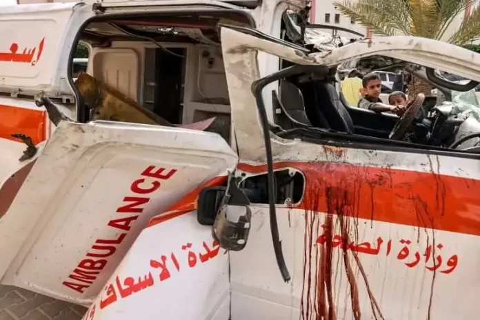 ambulance Agressions sionistes contre Ghaza : la situation "devient incontrôlable"