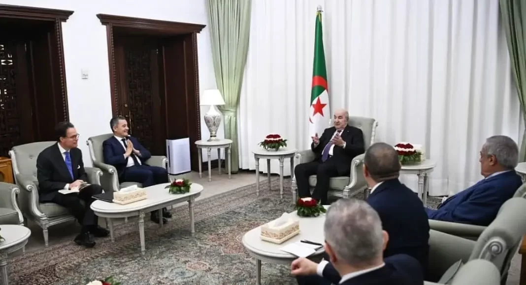 Le président Tebboune reçoit le ministre français Gérald Darmanin