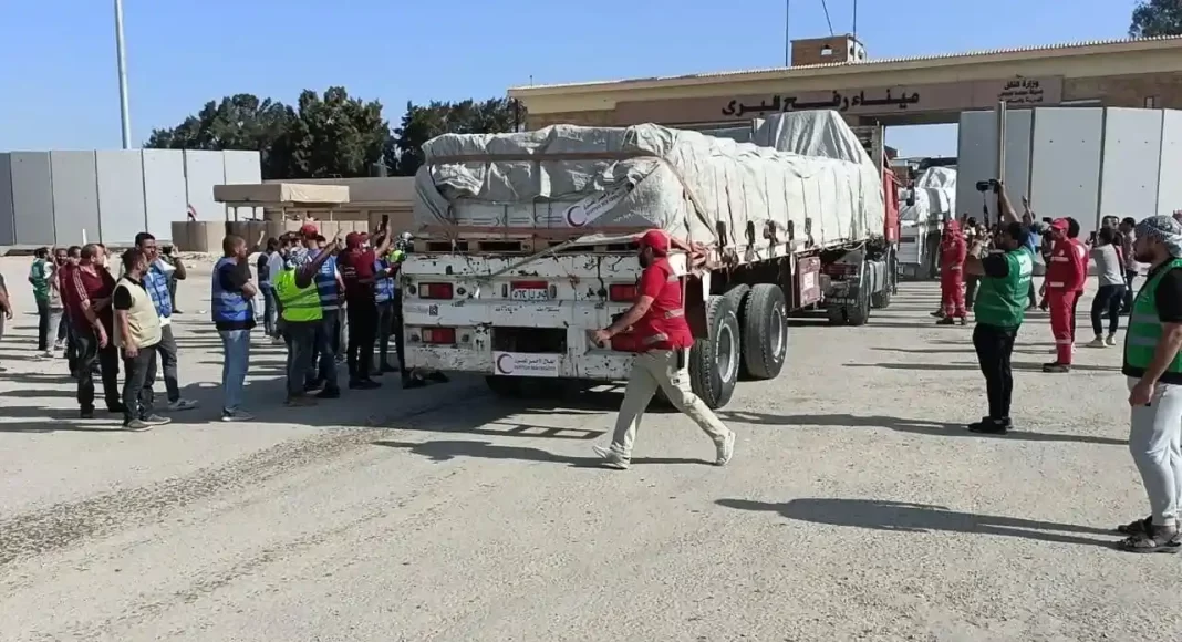 Trêve à Ghaza : un total de 248 camions d'aide humanitaire sont arrivés dans l'enclave