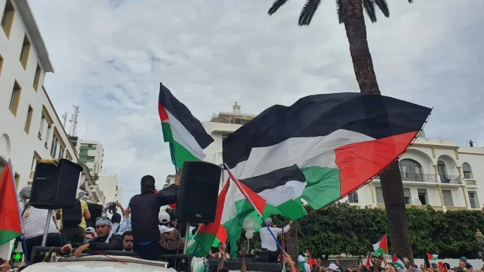 Maroc : marche massive à Rabat contre la normalisation avec l'entité sioniste et en soutien à la Palestine
