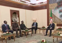 Le président Tebboune reçoit les ministres des Affaires étrangères du « G4 »