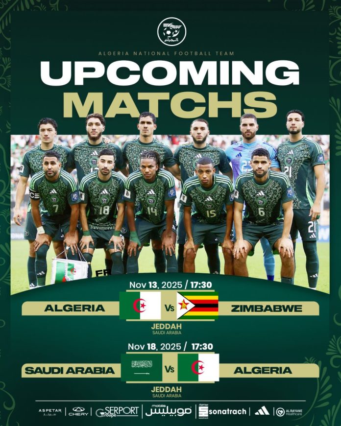 Equipe-Nationale-Algérie-Matchs-Amicaux-Zimbabwe-Arabie-Saoudite