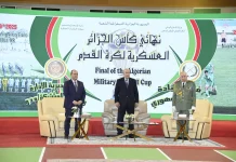 Le président Tebboune supervise la cérémonie de la finale de la Coupe d’Algérie de football militaire